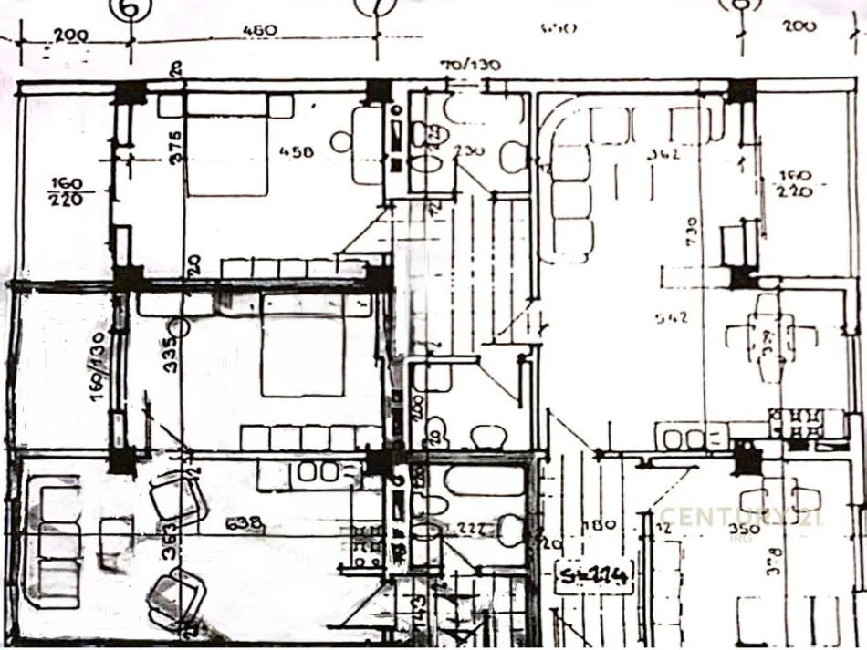 Tirane, jepet me qera ambjent biznesi Kati 5, 185 m² 2.300 € (Brigada VIII)