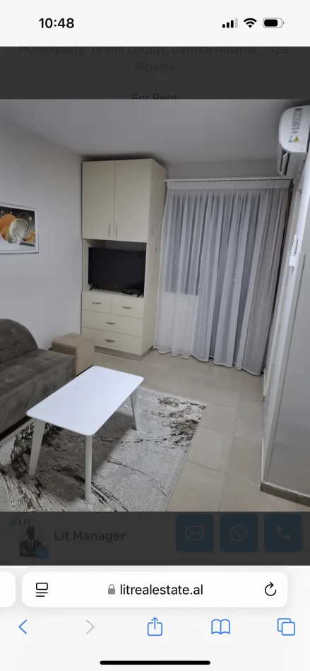 Tirane, jepet me qera garsonier 1+1 Kati 2, 50 m² 330 € (21 dhjetori)