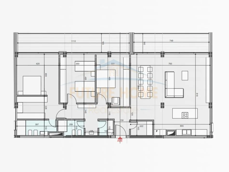 Tirane, shitet apartament 3+1 Kati 2, 187 m² 442.554 € (Crystal Lake Residence, Farke)