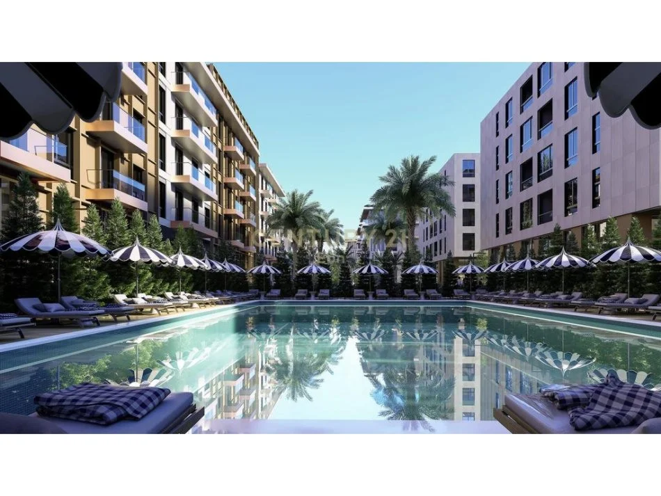 Durres, shitet apartament 1+1 Kati 2, 68 m² 91.000 € (Qerret, Palm Paradise)