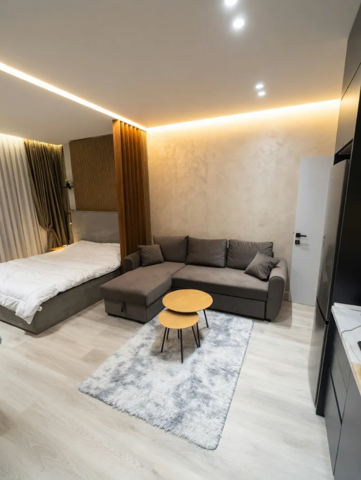 Durres, jap me qera garsonier 1+1 Kati 5, 37 m² 50 € (Rruga fan noli pran Miami2)