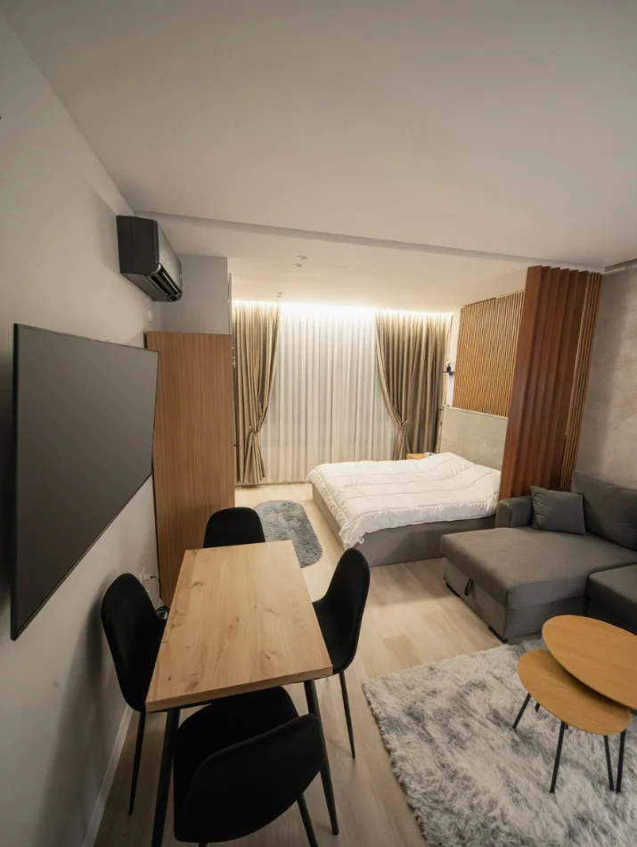 Durres, jap me qera garsonier 1+1 Kati 5, 37 m² 50 € (Rruga fan noli pran Miami2)