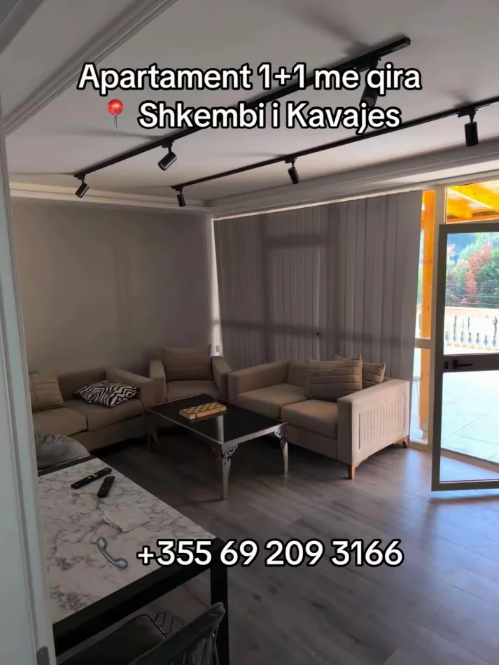 Durres, jepet me qera apartament 1+1+Ballkon Kati 1, 300 € (Shkemi i Kavajes)