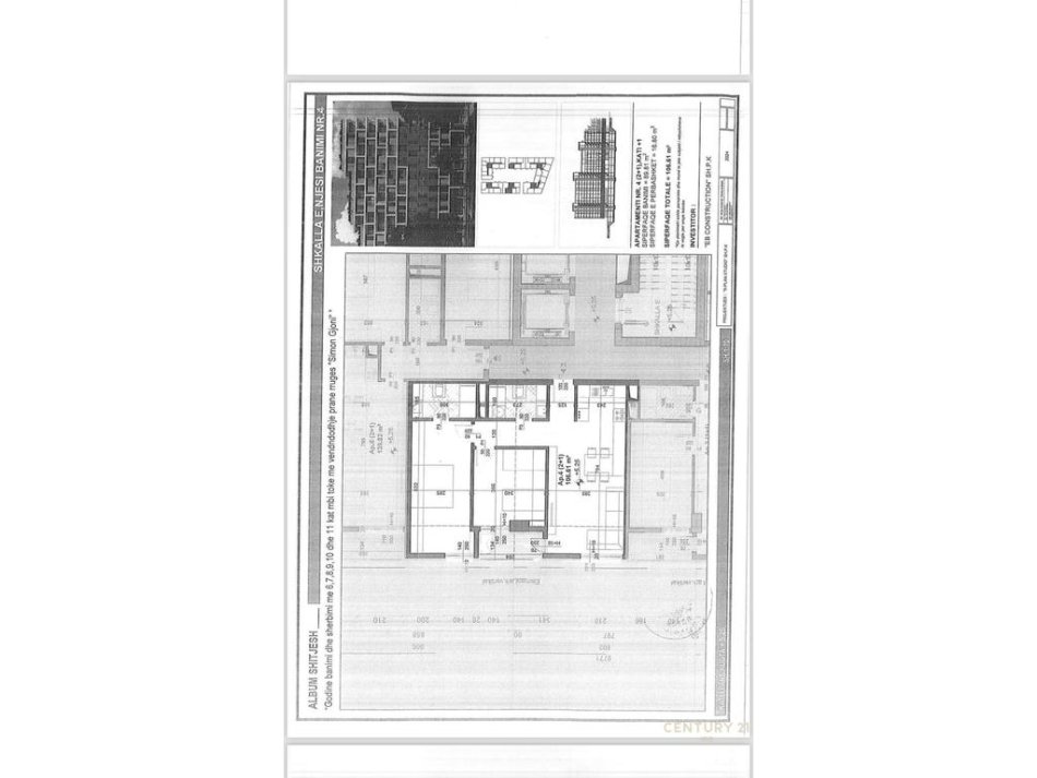 Tirane, shitet apartament 2+1 Kati 2, 107 m² 143.900 € (Simon Gjoni)