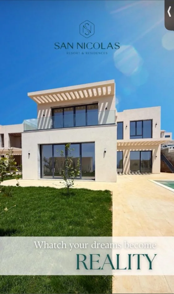 Dhermi - Palase, shitet Vile ne plazh 2 Katshe , 700 m² (SAN NICOLAS RESORT)