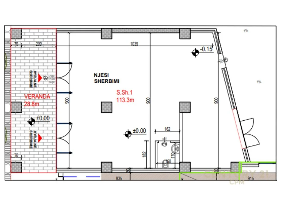 Tirane, shes ambjent biznesi , 164 m² 450.000 € 