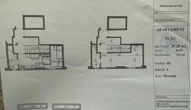 Tirane, jepet me qera garsonier Kati 1, 30 m² 47.000 € (Selit)