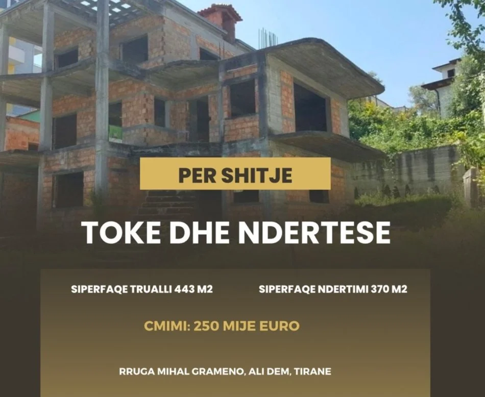 Tirane, shitet , 250.000 € 
