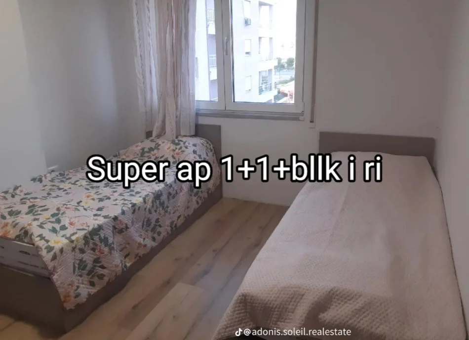 Tirane, jap me qera apartament 1+1+Ballkon Kati 5, 49 m² 500 € (rruga jordan misja, 5 min larg SPAK)