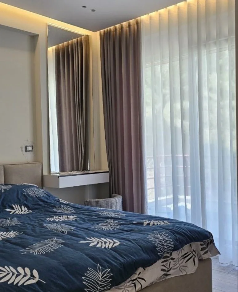 Tirane, jepet me qera apartament 2+1+Ballkon Kati 4, 60 m² 600 € (Liqani i Thate, Tirane)