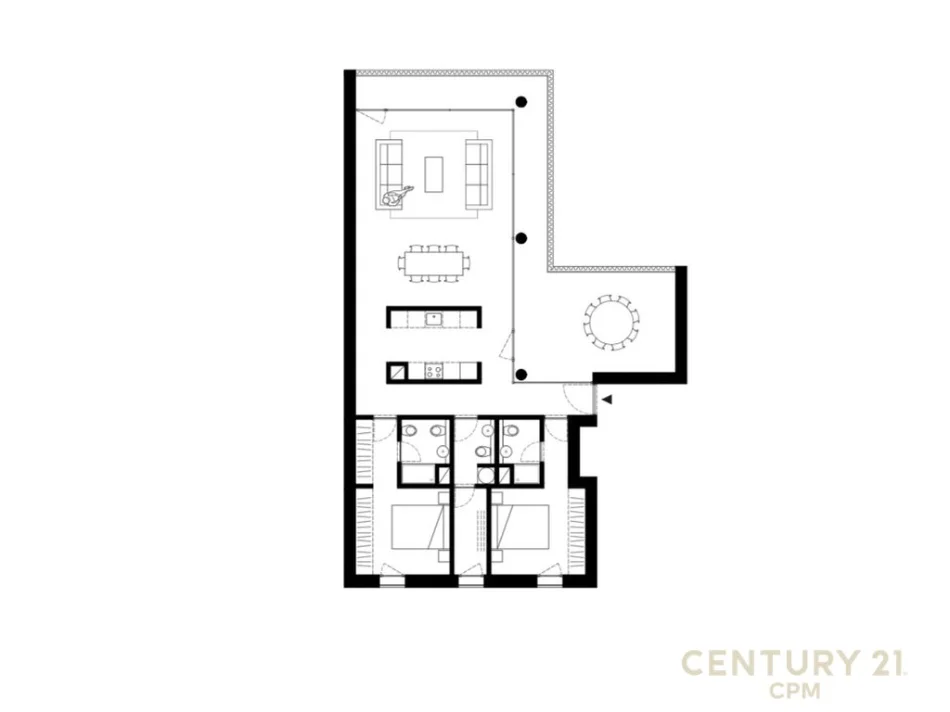 Tirane, shitet apartament 2+1+Ballkon Kati 4, 169 m² (Long hill residence)