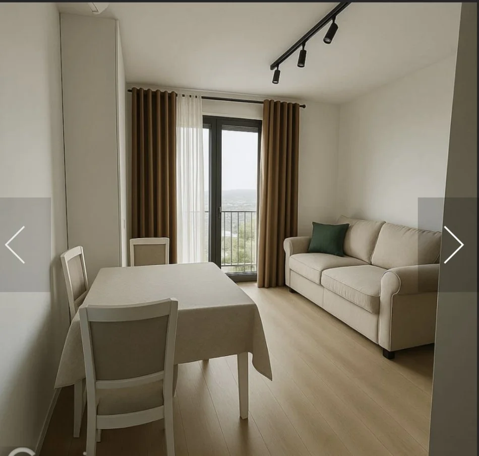 Tirane, jepet me qera apartament 1+1+Ballkon Kati 8, 60 m² 600 € (Don Bosko)