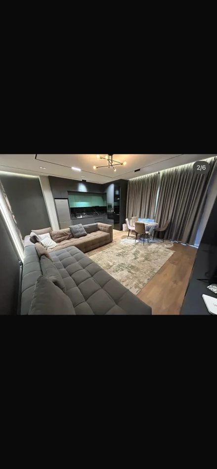 Tirane, jepet me qera apartament 1+1+Ballkon Kati 1, 60 m² 600 € (Liqeni Farkes)