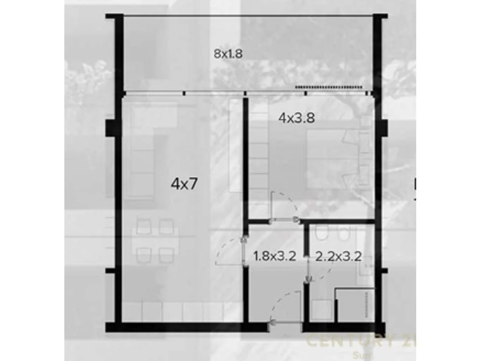 Tirane, shes apartament 1+1+Aneks+Ballkon Kati 1, 79 m² 133.510 € (Smart Hills)