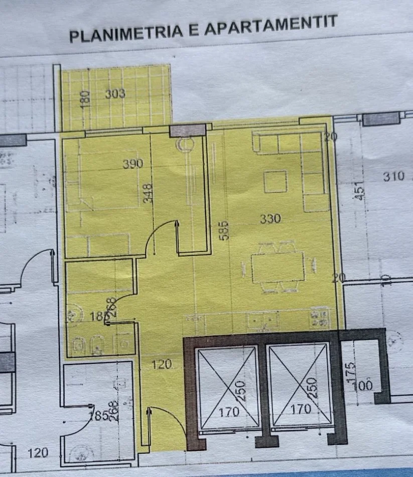 Tirane, shitet apartament 1+1+Ballkon , 66 m² 69.480 € (Belfiore Residence 1, Paskuqan)