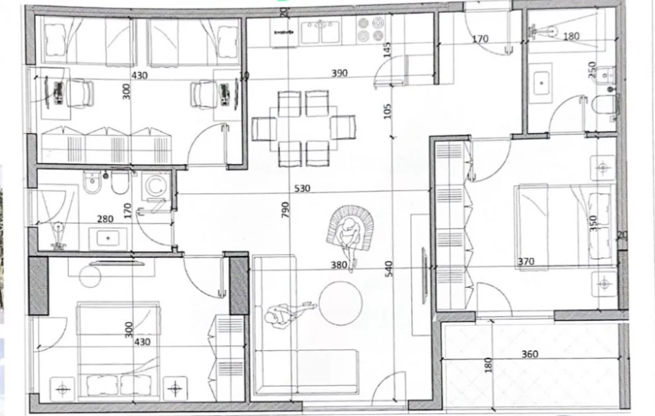 Tirane, shitet apartament 3+1+Ballkon , 116 m² 84.660 € (Kamez, Venatino 4 Residence)