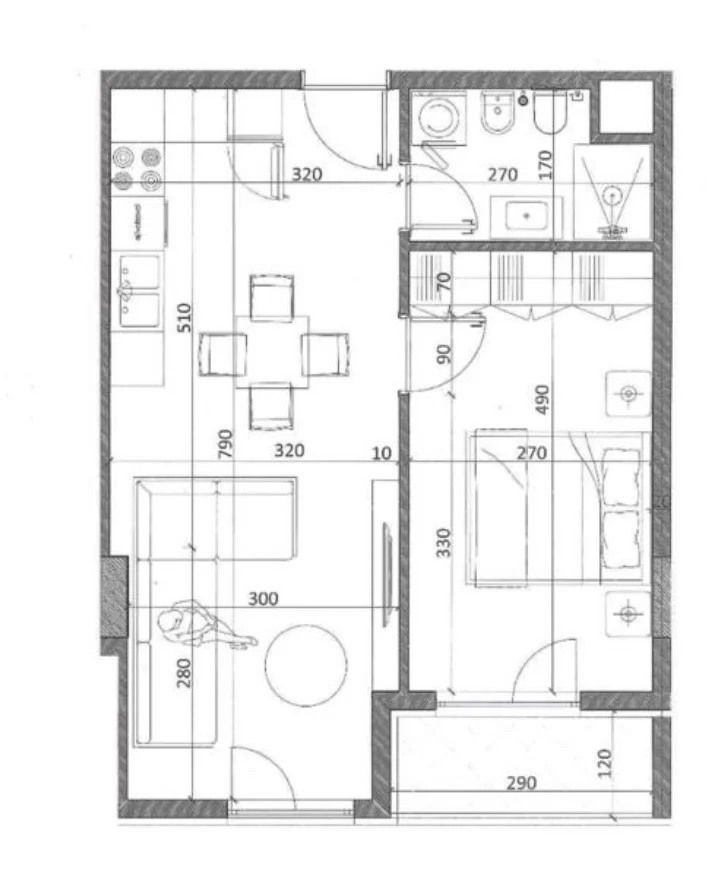 Tirane, shitet apartament 1+1+Ballkon , 59 m² 42.801 € (Kamez - Venatino Residence 4)