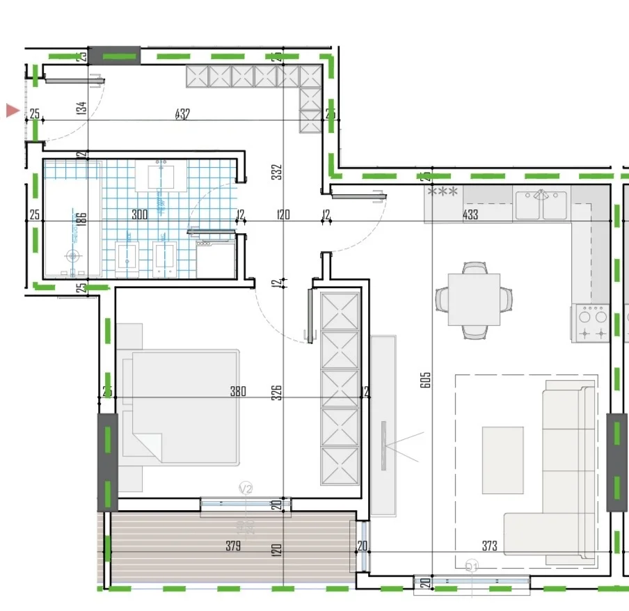 Tirane, shitet apartament 1+1+Ballkon , 71 m² 57.100 € (Kamez, Prane Ullirit)