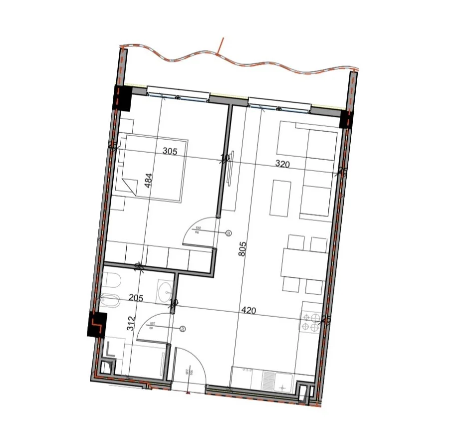 Tirane, shitet apartament 1+1+Ballkon , 74 m² 85.000 € (Aluna Complex, Paskuqan)