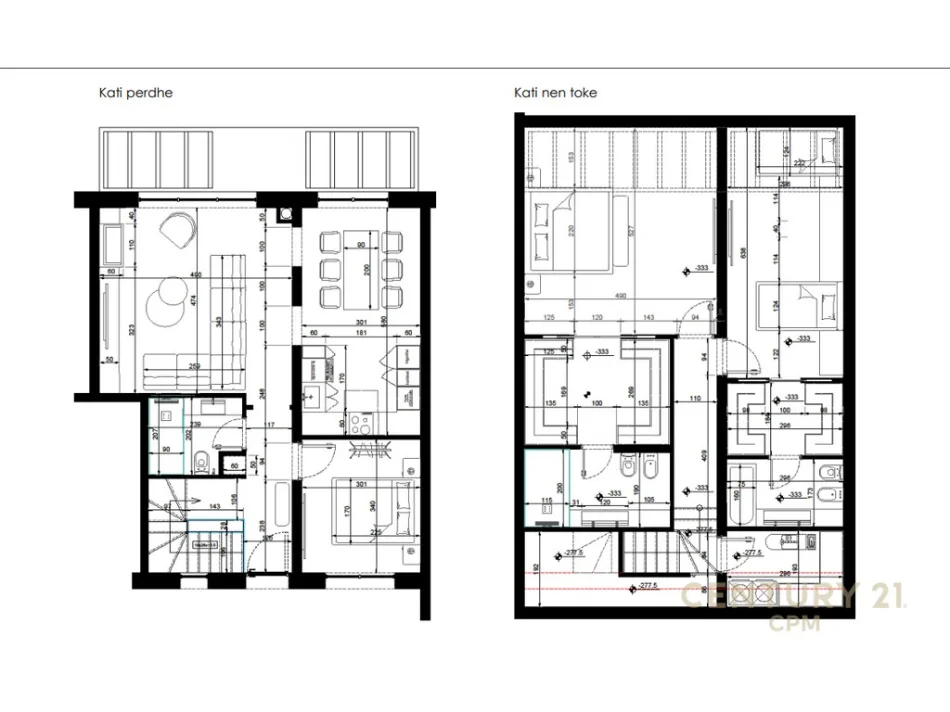 Tirane, shes apartament duplex 3+1+Aneks+Ballkon Kati 2, 664 m² (West Home)