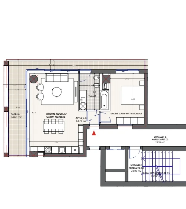 Vlore, shitet apartament 1+1 Kati 4, 100 m² 330.000 € (Vlora Marina)