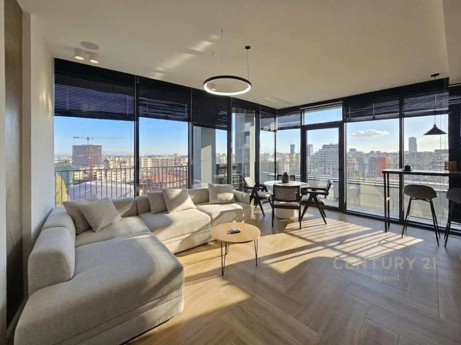 Tirane, jepet me qera apartament 1+1+Aneks+Ballkon Kati 8, 99 m² 1.300 € (Lake View)