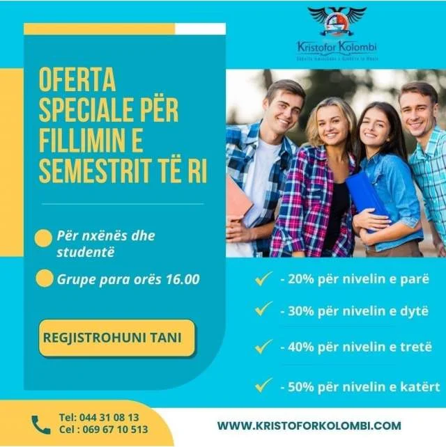 Tirane, ofrojme kurse gjuhe Oferta Speciale Për Fillimin e Semestrit