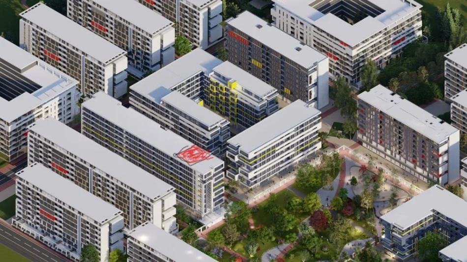 Tirane, shes apartament 2+1+Ballkon Kati 3, 105 m² 125.304 € (Univers City prane QTU)