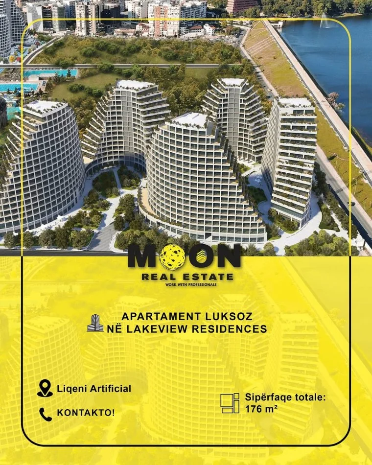 Tirane, shitet apartament 3+1+Ballkon Kati 7, 176 m² 890.000 € (Liqeni Artificial)