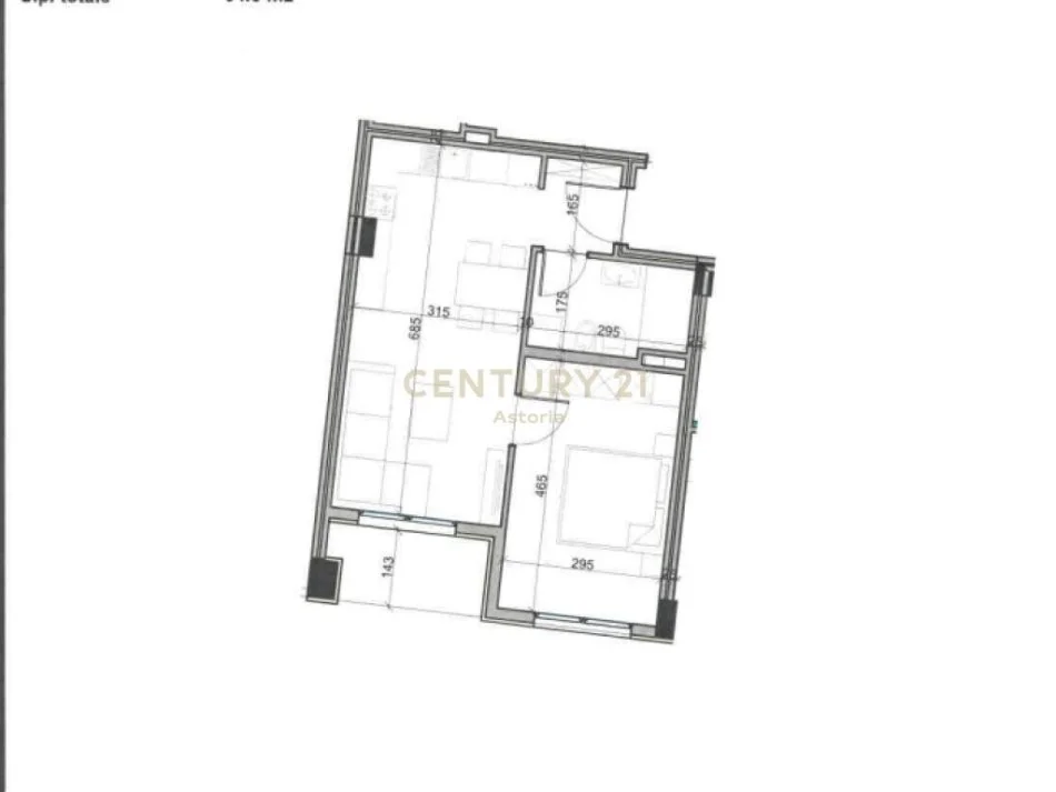 Tirane, shitet apartament 1+1 Kati 2, 66 m² 71.060 € (Rezidencën "Aluna" pranë Bulevardit të Ri, Paskuqan!)