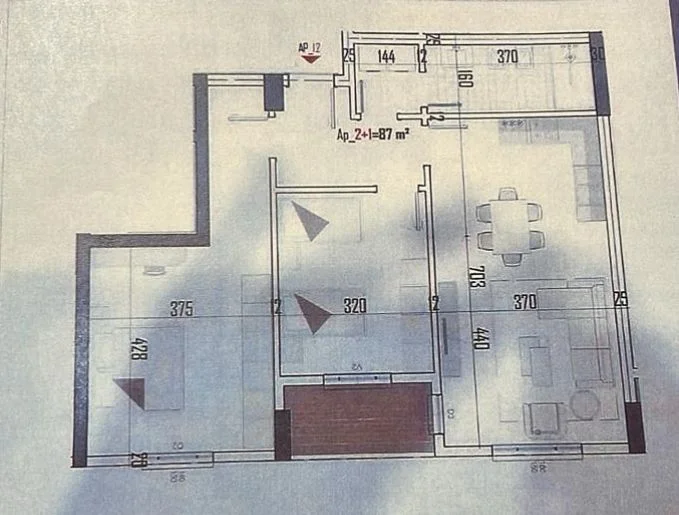 Tirane, shitet apartament 2+1+Ballkon Kati 2, 102 m² 68.500 € (rruga Skenderbeu)