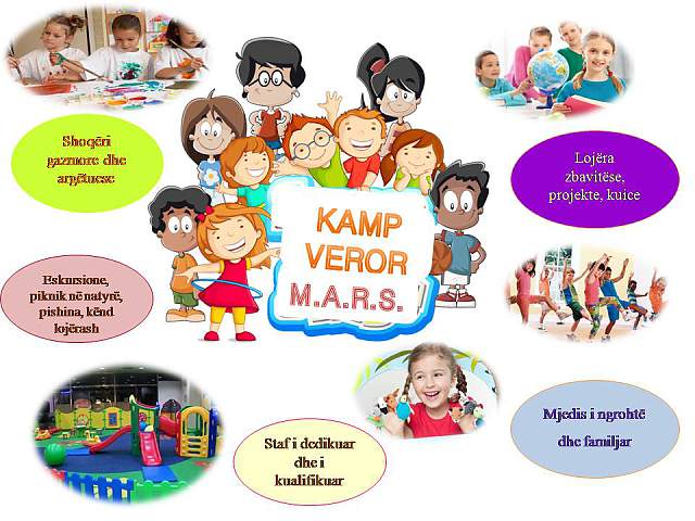 Tirane,  Kamp Veror për Fëmijë 5-12 vjeç