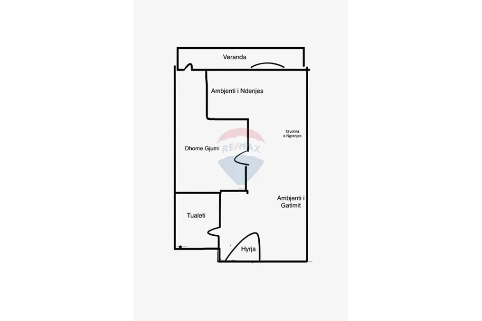 Tirane, shitet apartament 1+1+Ballkon Kati 1, 175.000 € (Kodra e Diellit 2)