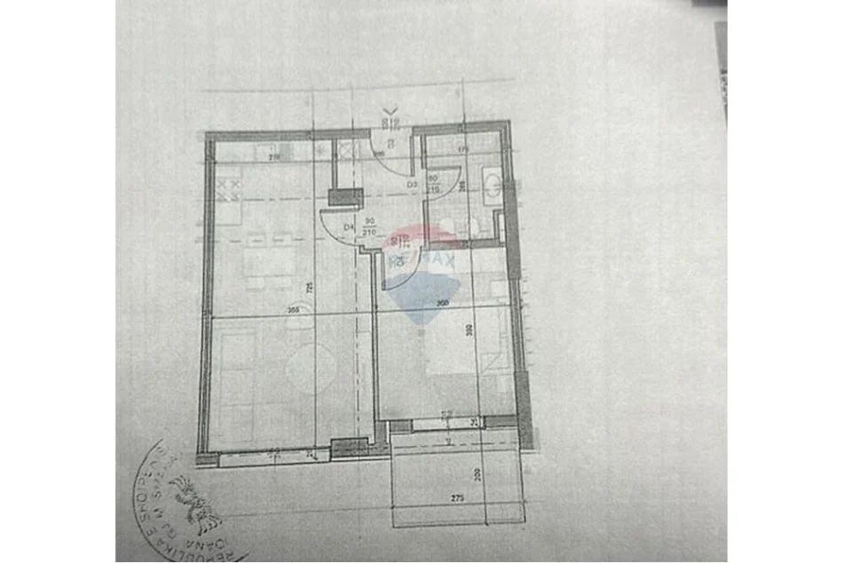 Tirane, shitet apartament 1+1 Kati 2, 68 m² 80.000 € (Fusha Aviacjonit - Fusha Aviacionit - Rruga e Dafinave, Tiranë(ID: 530221066-235)