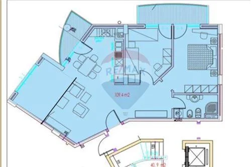 Tirane, shitet apartament 3+1+Ballkon , 109 m² 140.000 € 
