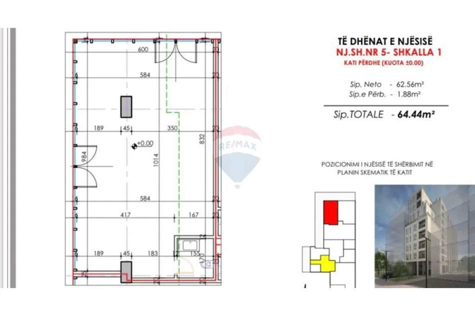 Tirane, shitet , 65 m² 184.400 € 