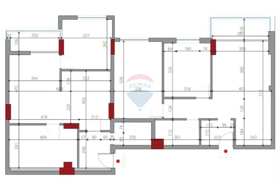 Tirane, shitet apartament 5+1+Ballkon Kati 1, 184 m² 260.000 € (Rruga Besim Alla)