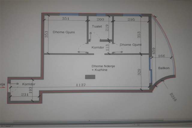Tirane, shitet apartament 2+1+BLK Kati 6, 115.000 Euro (Ferit Xhajko)
