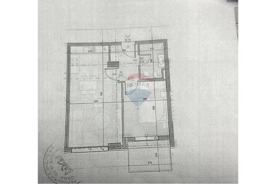 Tirane, shitet apartament 1+1 Kati 2, 68 m² 80.000 € (Fusha Aviacjonit - Fusha Aviacionit - Rruga e Dafinave, Tiranë(ID: 530221066-235)