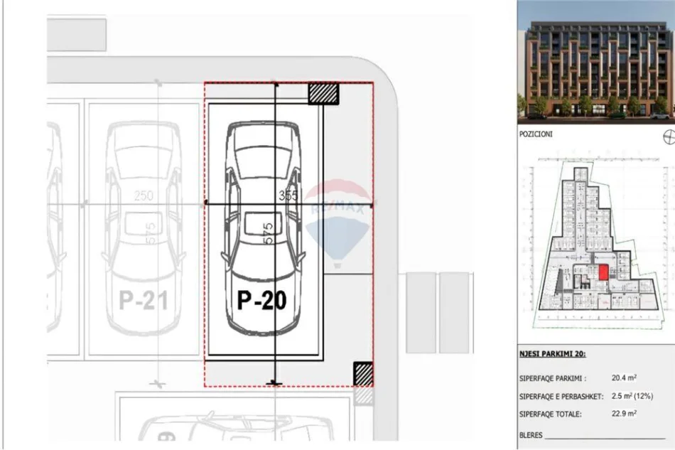 Tirane, shitet garazh | post parkimi , 50 m² 