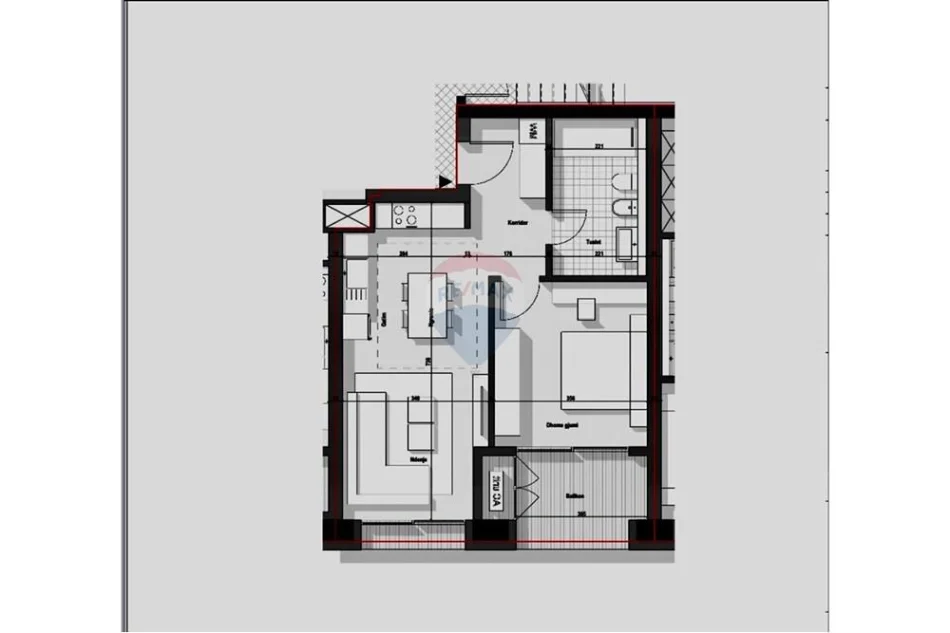 Tirane, shitet apartament , 86 m² 225.700 € 