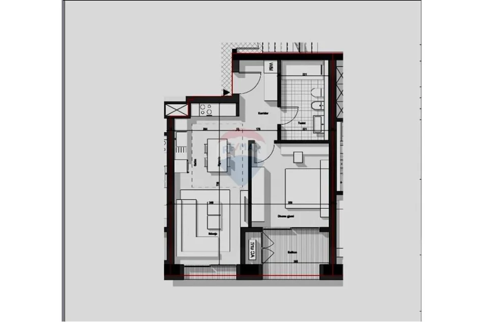 Tirane, shitet apartament , 87 m² 225.000 € 