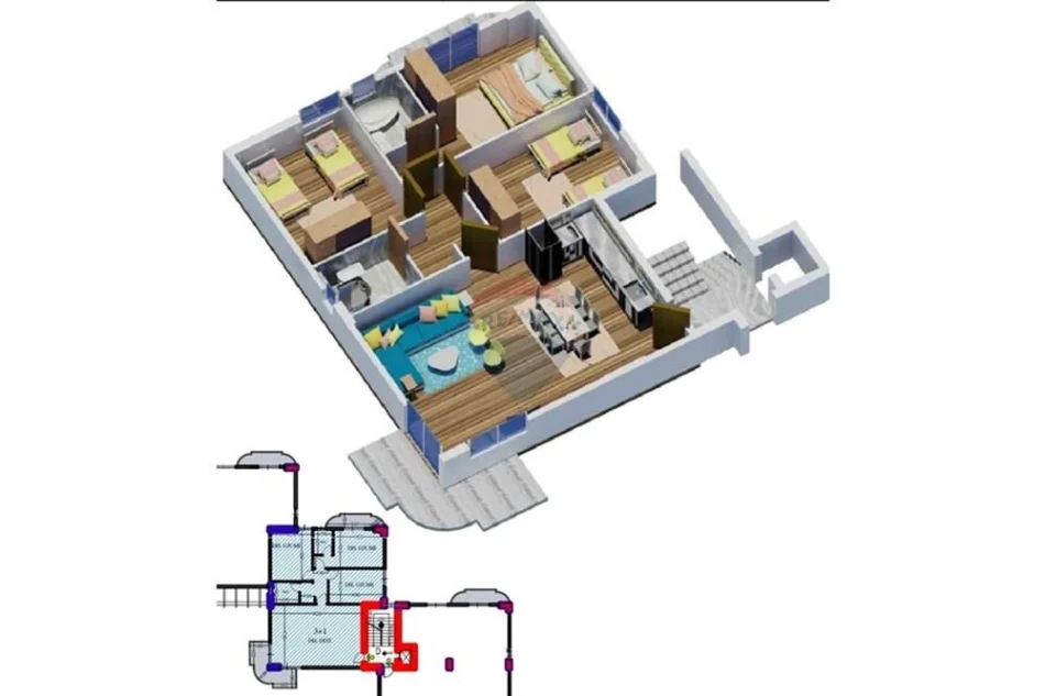 Tirane, shitet apartament , 150 m² 270.651 € 