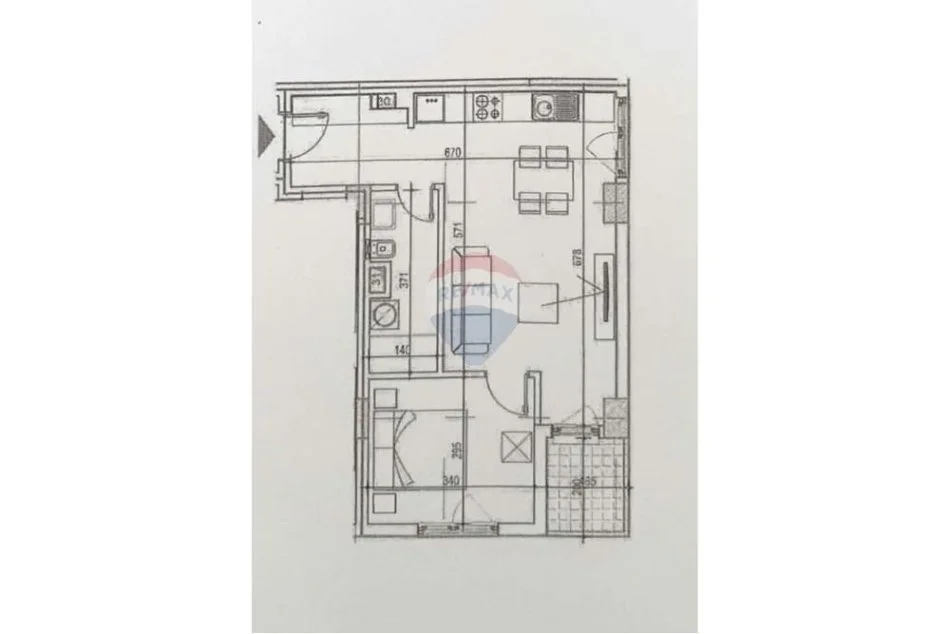 Tirane, shitet apartament 1+1+Ballkon , 63 m² 150.500 € 