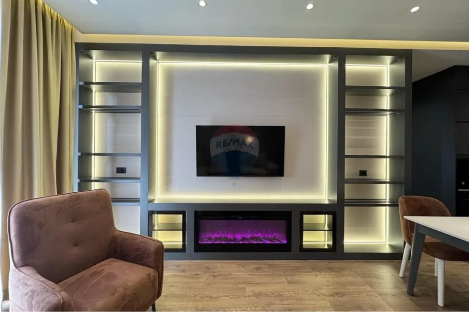 Tirane, jepet me qera apartament 1+1+Ballkon , 73 m² 950 € (Kompleksi Delijorgji)