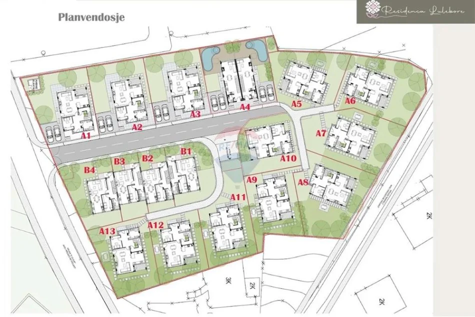 Tirane, shitet Vile , 335 m² 650.000 € (Rezidenca Luleborë, Tiranë)