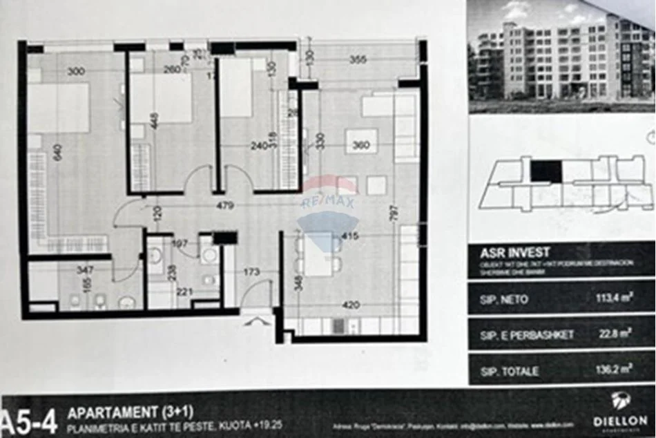 Tirane, shitet apartament 3+1 Kati 5, 136 m² 149.800 € (Apartament - Për Shitje - Paskuqan, Tiranë)