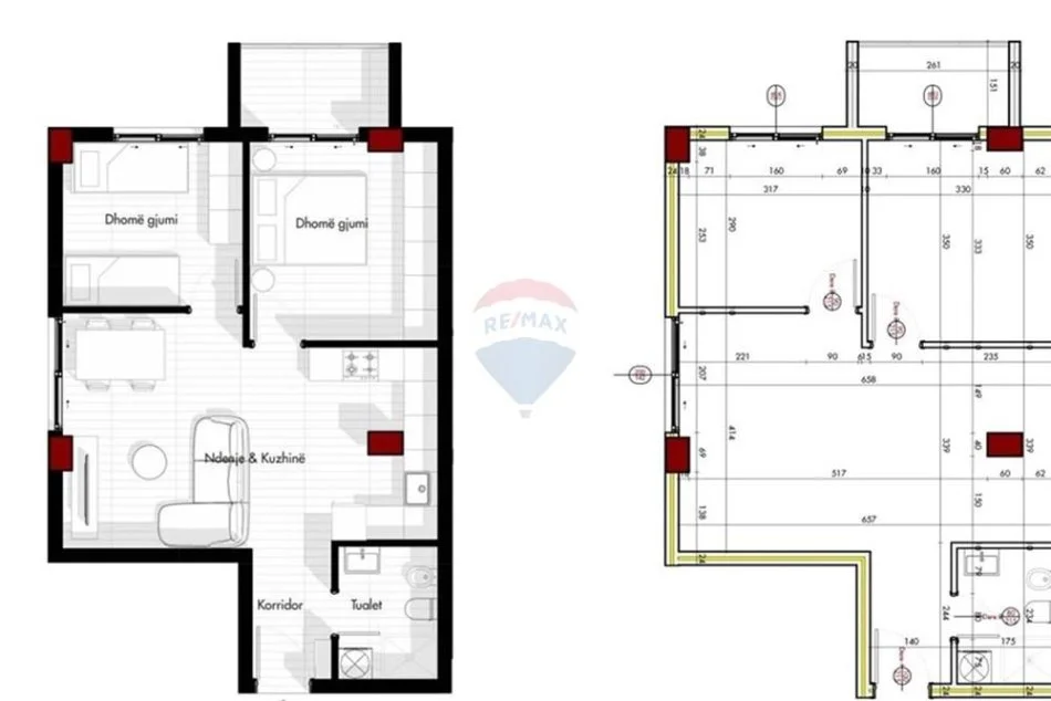 Tirane, shitet apartament 2+1 Kati 1, 72 m² 95.000 € (Rruga Sotir Caci, Tiranë)