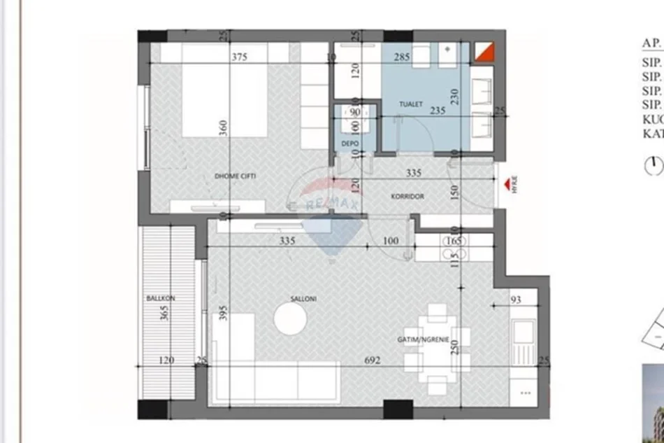 Tirane, shitet apartament , 73 m² 87.501 € 