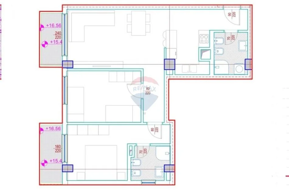 Tirane, jepet me qera zyre Kati 4, 100 m² 1.000 € (rruga e barrikadave)